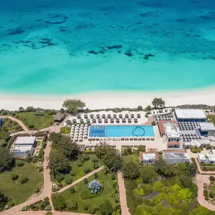 Riu Palace Hotel - Arial View from Land